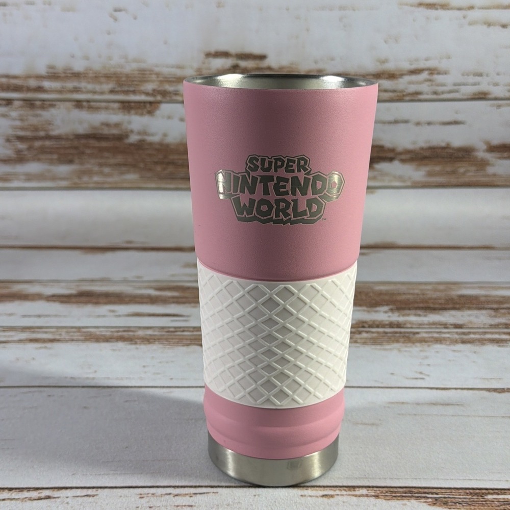 Universal Studios Super Nintendo World Princess Peach Tumbler No Lid - Picture 2 of 6